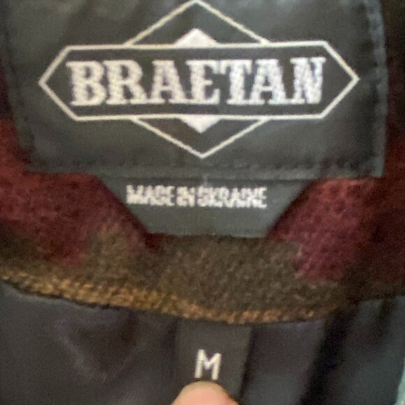 Vintage Braetan Wool Western Jacket Suede Collar Southwestern Ranch Blazer-M - Picture 11 of 13